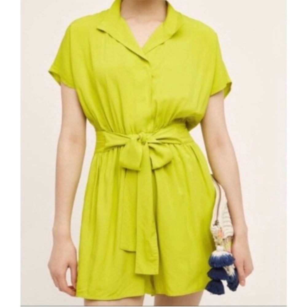 MAEVE anthropologie tourista shorts romper size 6